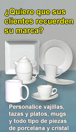 Pulse aqu&iacute; para ver la Vajilla personalizable